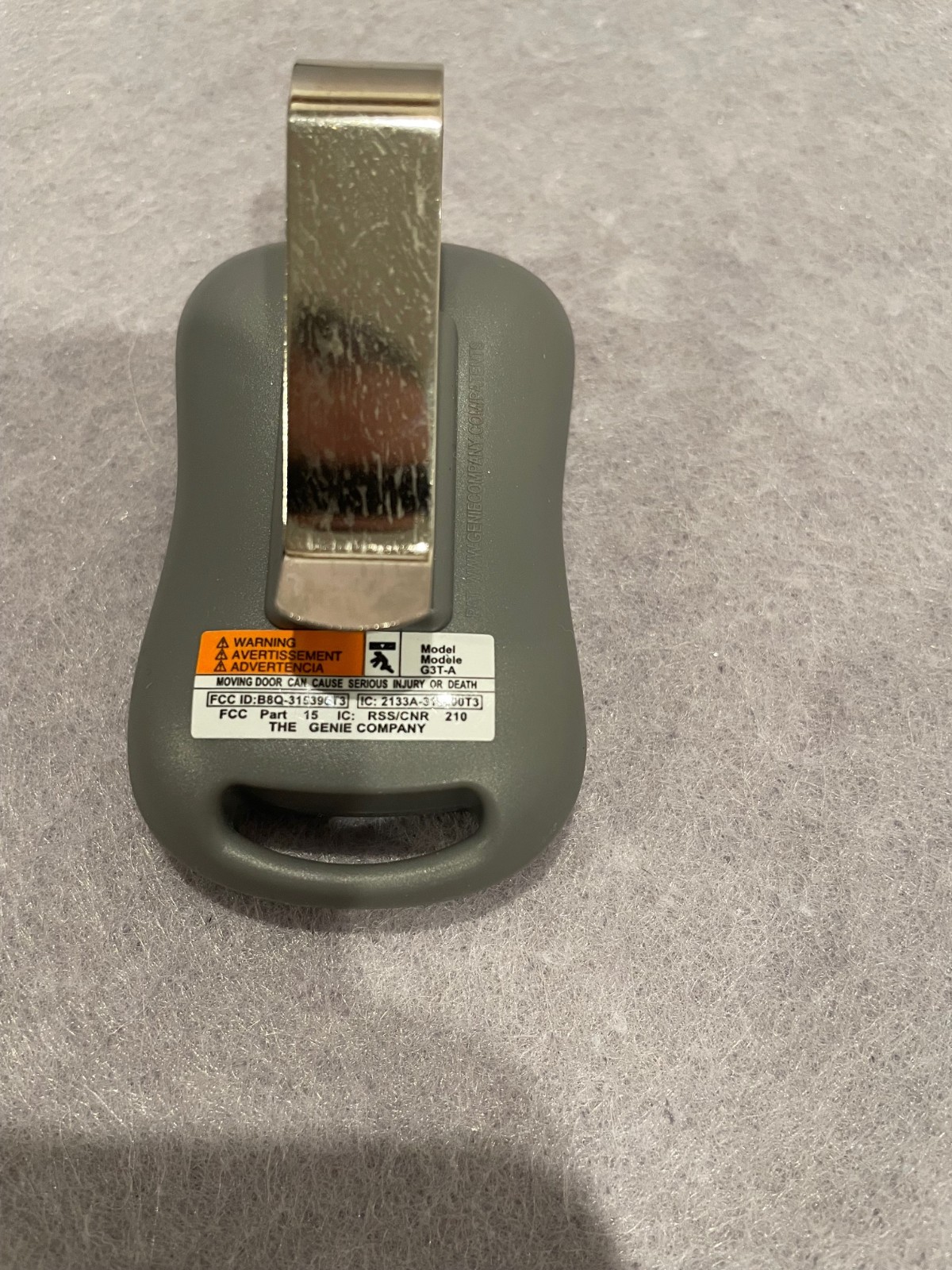 1 GENUINE ORIGINAL GARAGE DOOR OPENER GENIE MODEL G3T-A