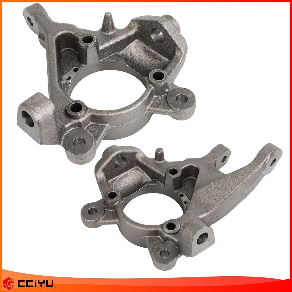 2X Front Steering Knuckles For 1999-2004 Jeep Grand Cherokee 4WD Left Right