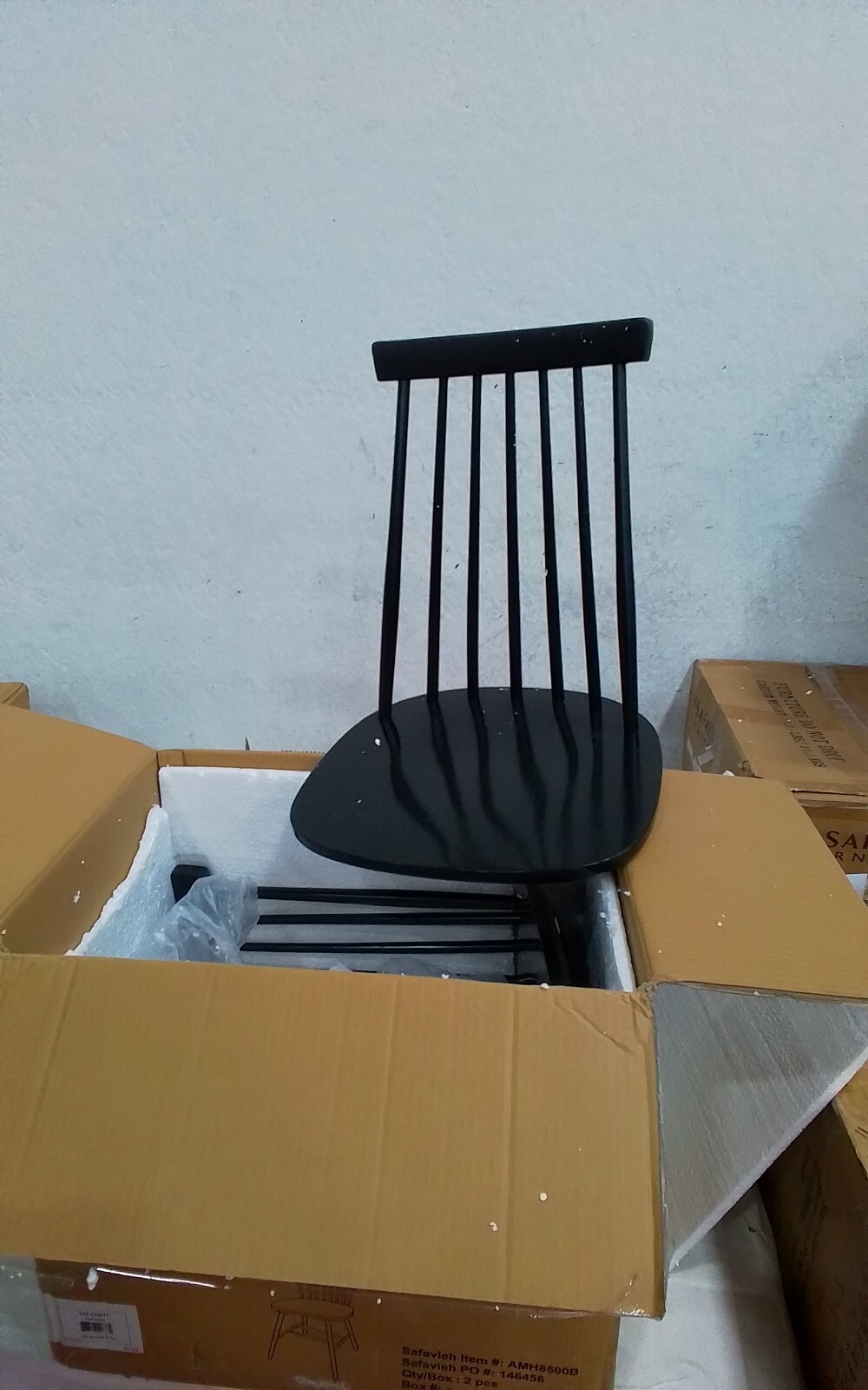 Safavieh PARKER SPINDEL SIDE CHAIR, Reduced Price 2172736315 AMH8500B