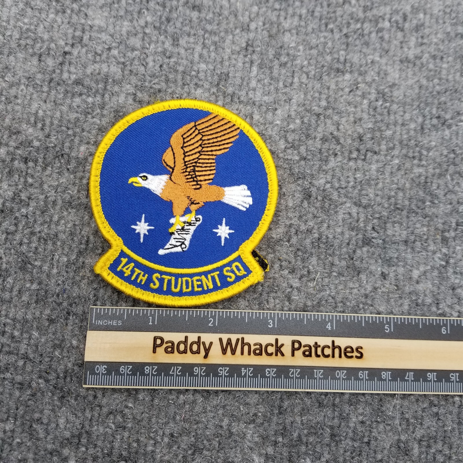 14th Student Squadron Patch Hook & Loop Back V6