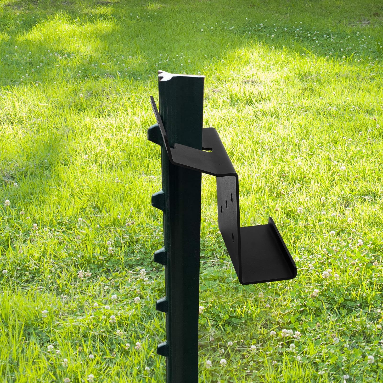 T-Post Bracket Hanger Target Mount AR500 Steel Target Bracket (8)