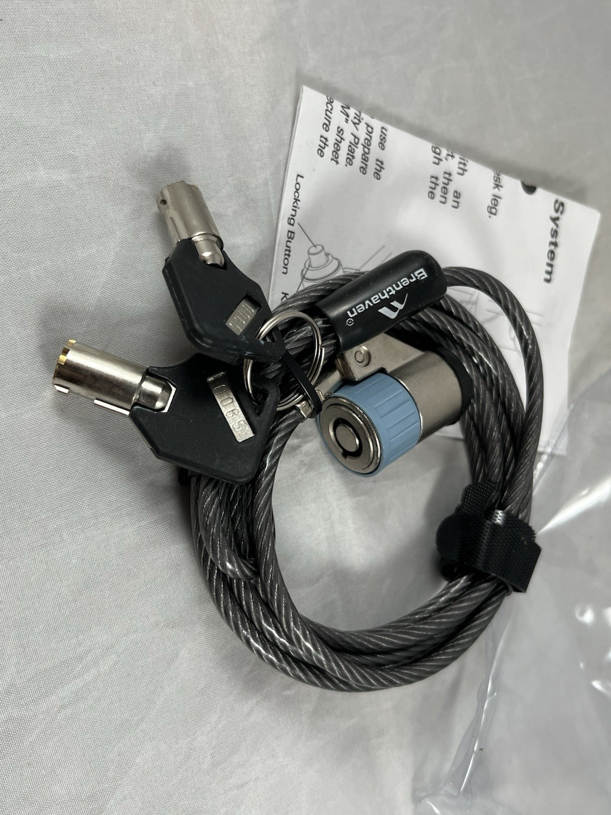 New Notebook Laptop Computer Lock Security Security Lock Cable Chain With Keys