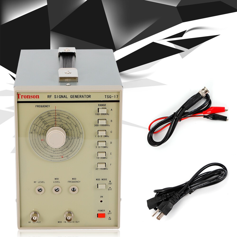 TSG-17 Signal Generator 100kHz-150MHZ RF/AM Radio Frequency Signal Generator NEW