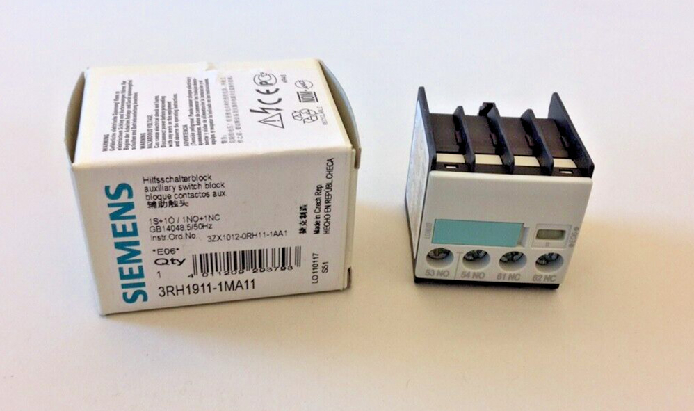 Siemens 3RH1911-1MA11 Auxiliary Switch Block