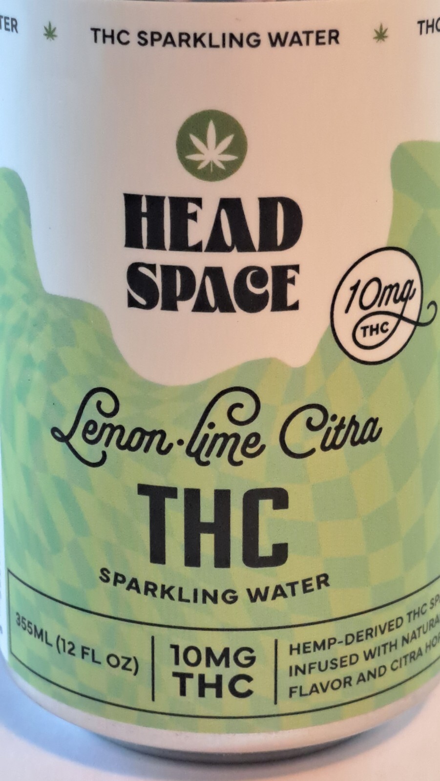 Third Space Brewing HEAD SPACE Lemon-Lime Citra THC Sparkling Water Empty Can