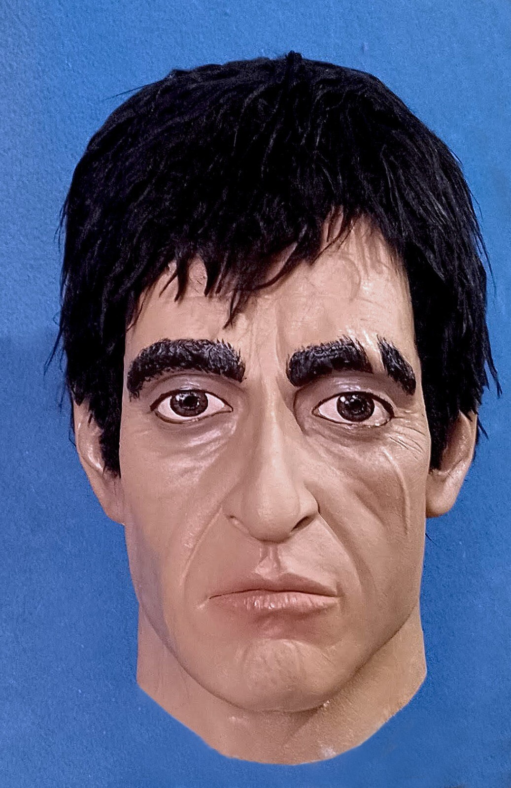 Scarface, Tony Montana Latex Mask, Gangster mask, The World is Yours, Mafia boss