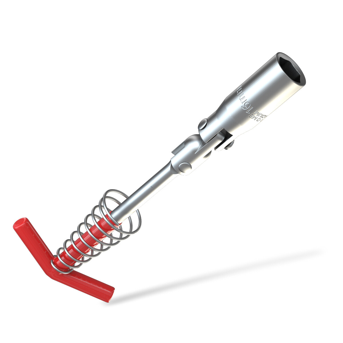 Spark Plug Removal Tool 16mm 5/8" T-Handle Flexible Spanner Socket