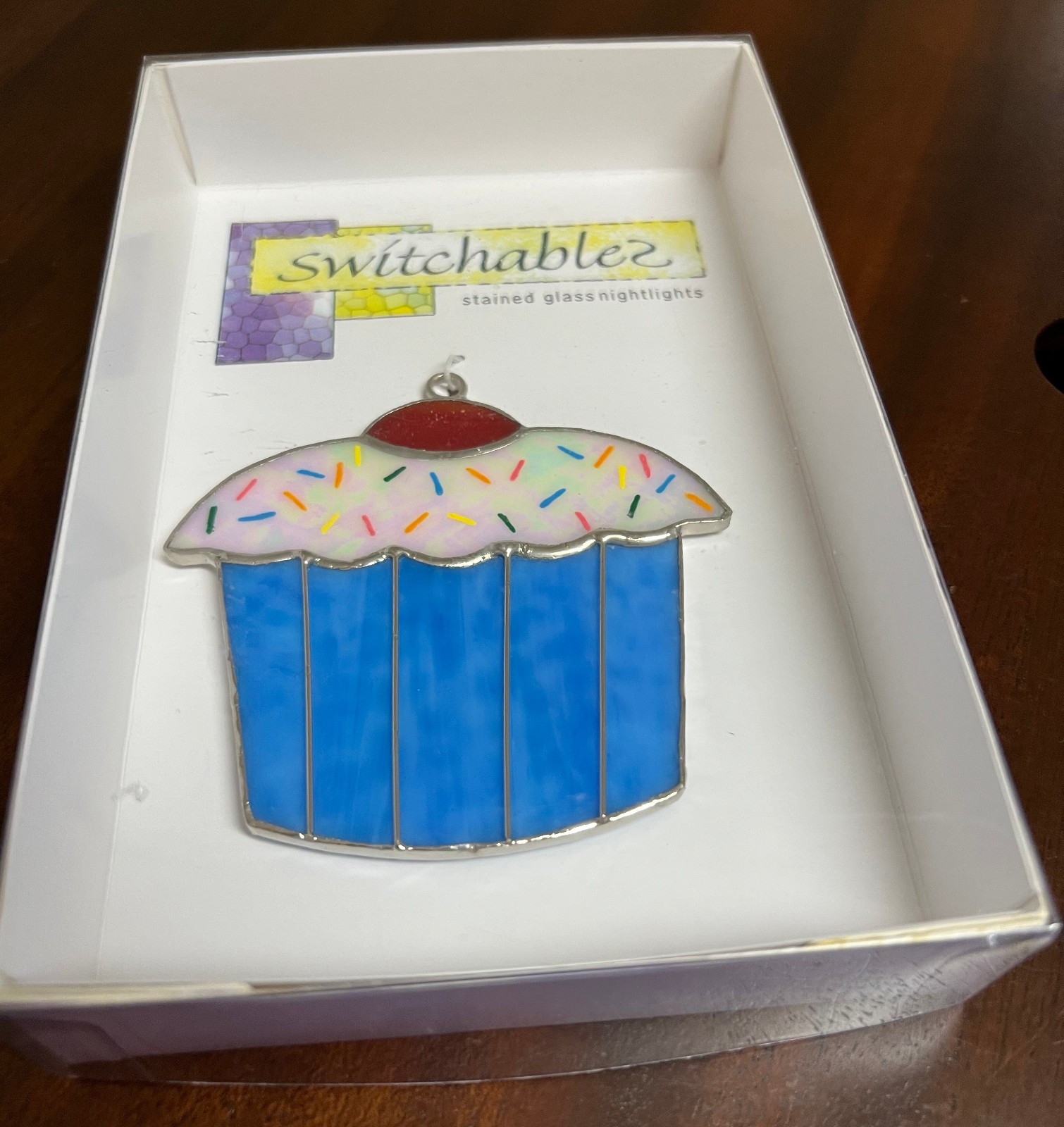 Switchables Stained Glass Nightlight Cover - Cupcake