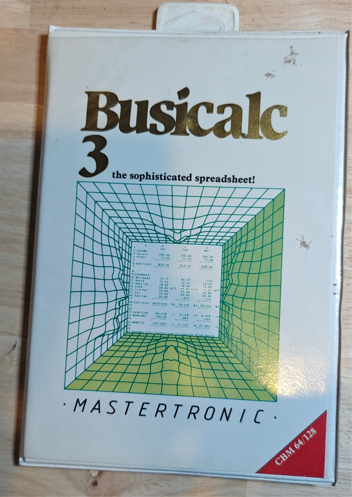 Busicalc 3 Commodore 64 Spreadsheet Disk and Manual