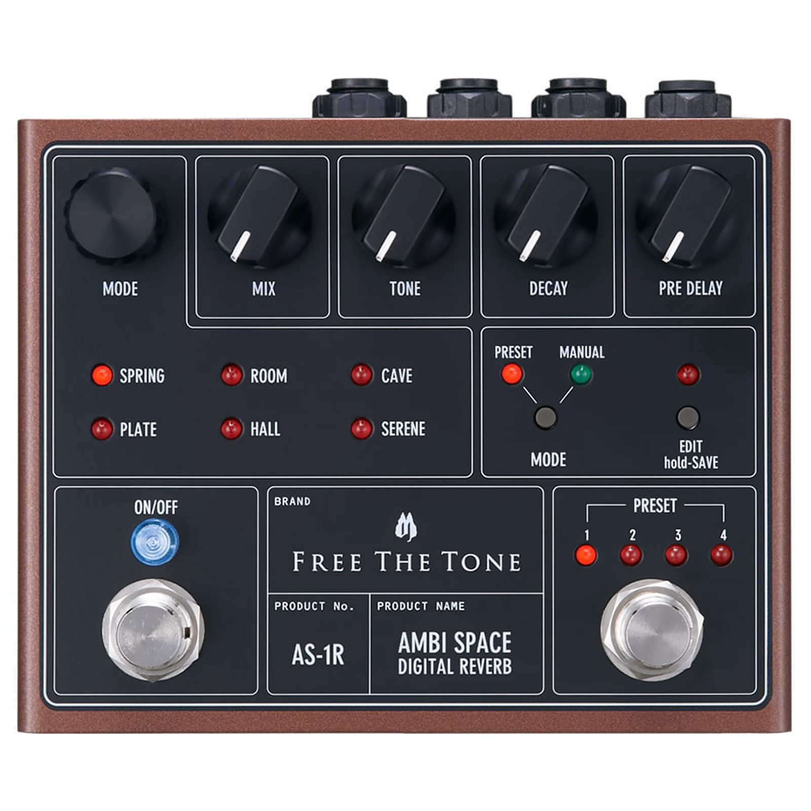 Free The Tone Ambi Space AS-1R Reverb Pedal