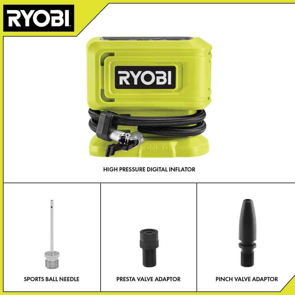 RYOBI ONE+ 18V Cordless High Pressure Inflator (Tool Only)