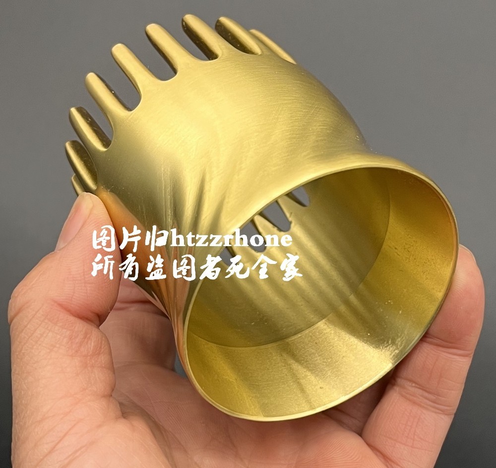 Solid Brass Gua Sha Comb Massage Scraper Health Head Therapy Tool Oil Relaxing