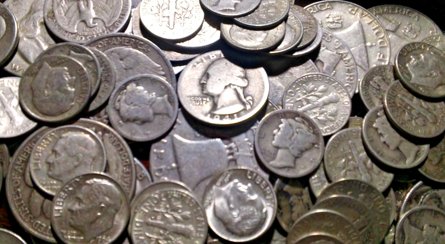 $.80 Face Value 90% silver pre 1964 Coins, random mix and dates our choice !