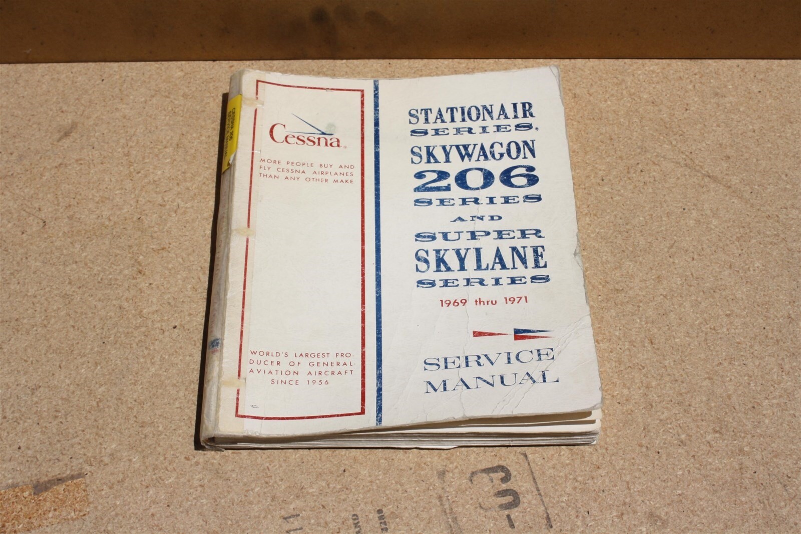 Cessna Stationair, 206 Skywagon, Super Skylane Service Manual 1969-1971