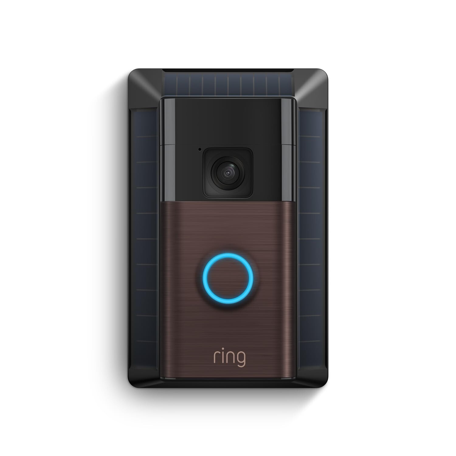 Ring Battery Doorbell Venetian Bronze Smart Wi-Fi Video Doorbell Solar Charger