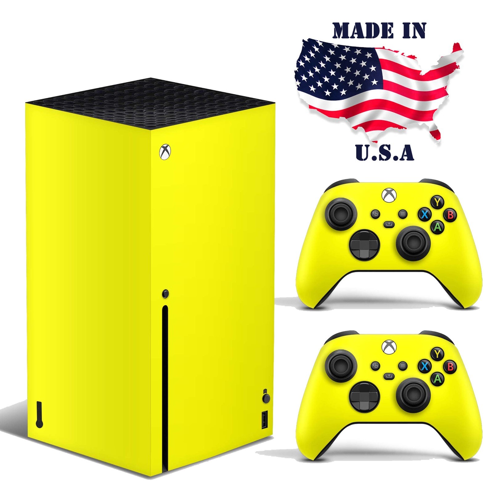 Xbox Series X Console & Controller Vinyl Skin Wrap – Solid Colors