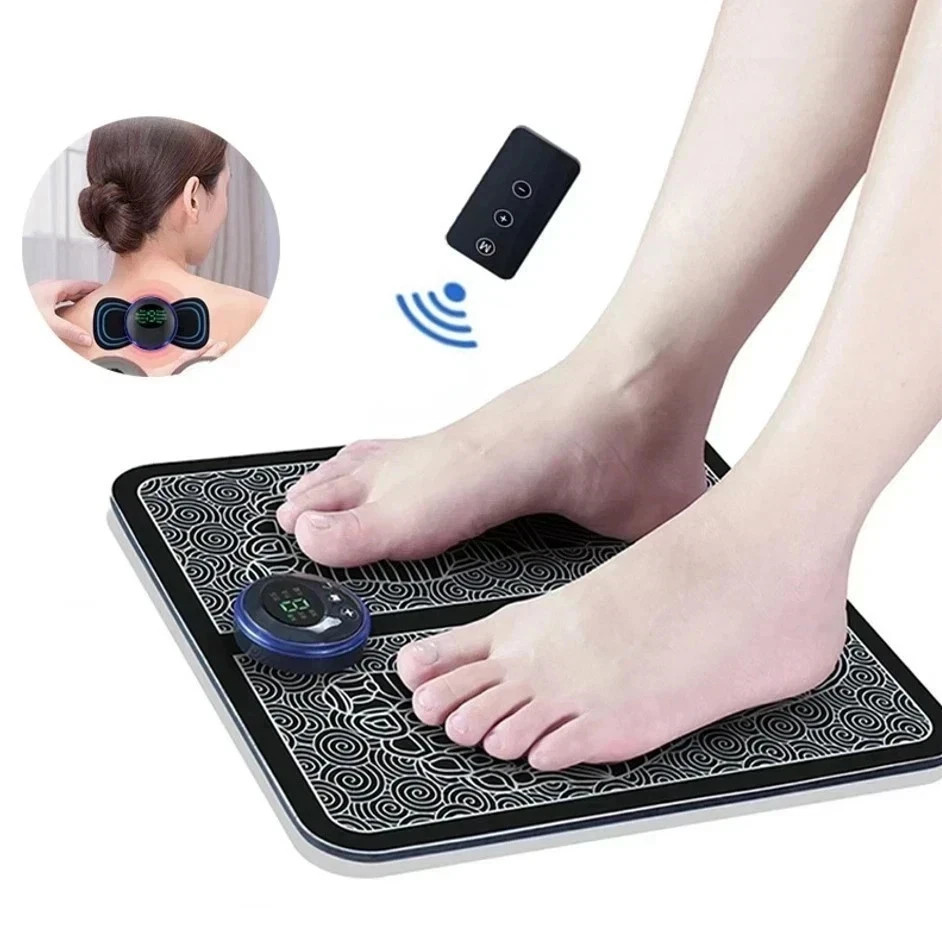 Restural EMS-Fix Foot Drop From Home 6 Modes and 9 Gears EMS Foot Massager Mat ~