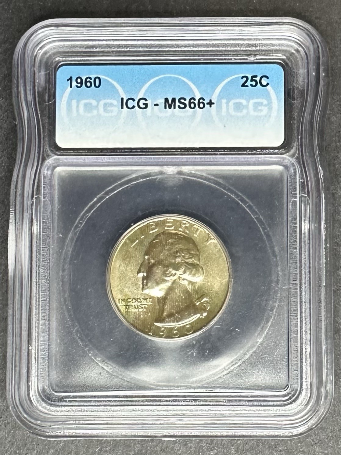 1960 Washington Quarter ICG MS-66+, Buy 3 Items, Get $5 Off!