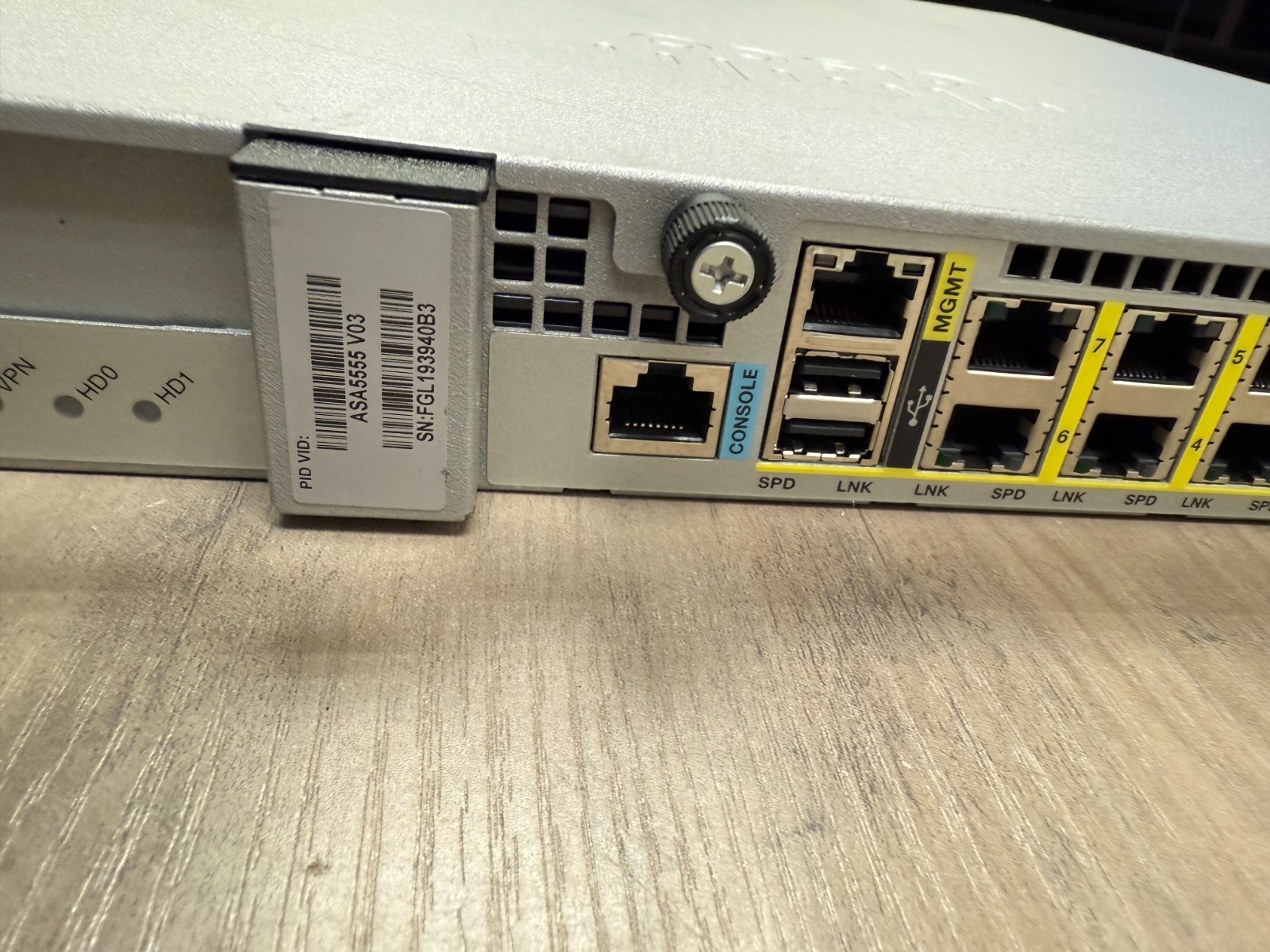 Cisco Systems ASA-5555-X Adaptive Security Firewall Appliance with 8-Port Device