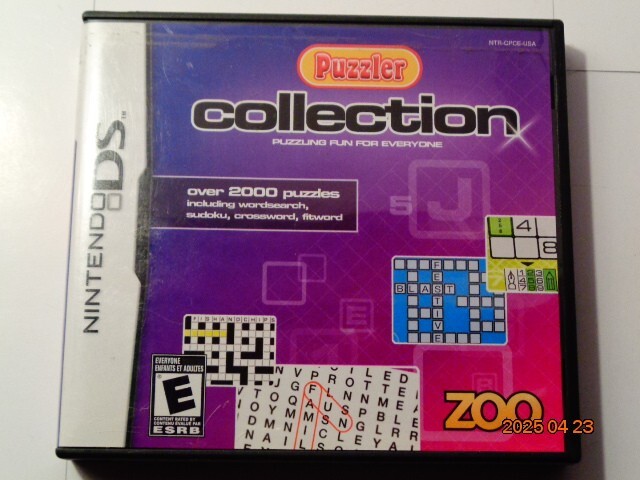 Puzzler Collection (Nintendo DS) *NO GAME INCLUDED* Authentic USA Fast Shipping