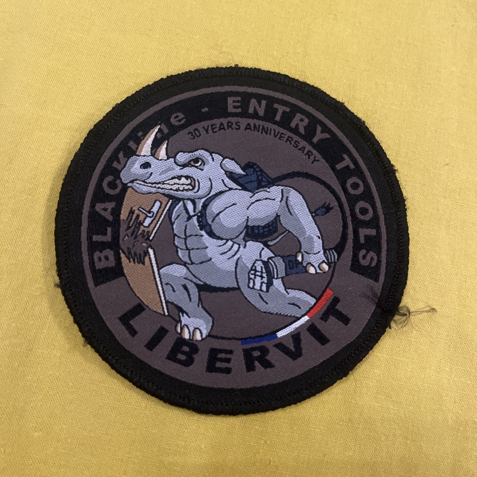 Rare LIBERVIT BlackLine Entry Tools 30 Years Anniversary Tactical Patch