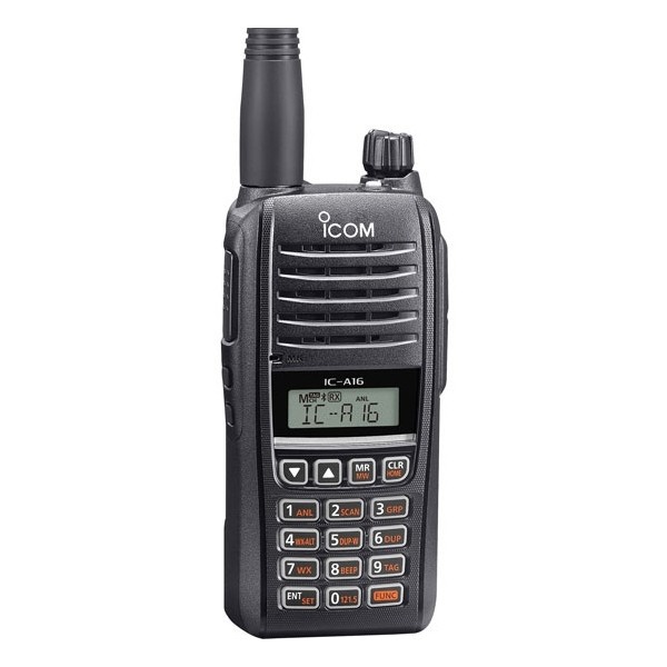 New ICOM A16B Comm-Only Transceiver with Bluetooth