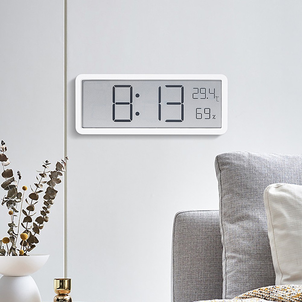 Automatic Adjustment Digital Wall Clock Battery Powered Clock Home Office Clock