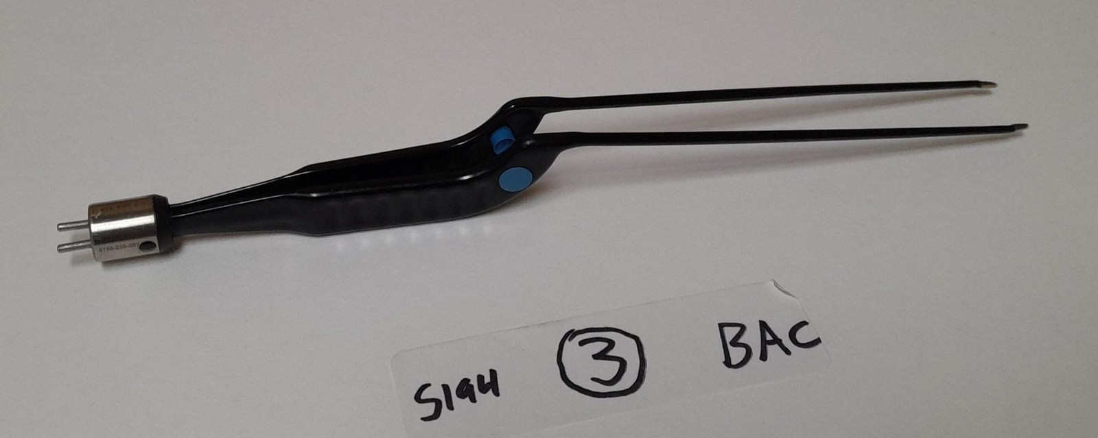 Stryker SILVERGlide 6750-230-007 Non-Stick Bipolar Bayonet Forceps !  BAC