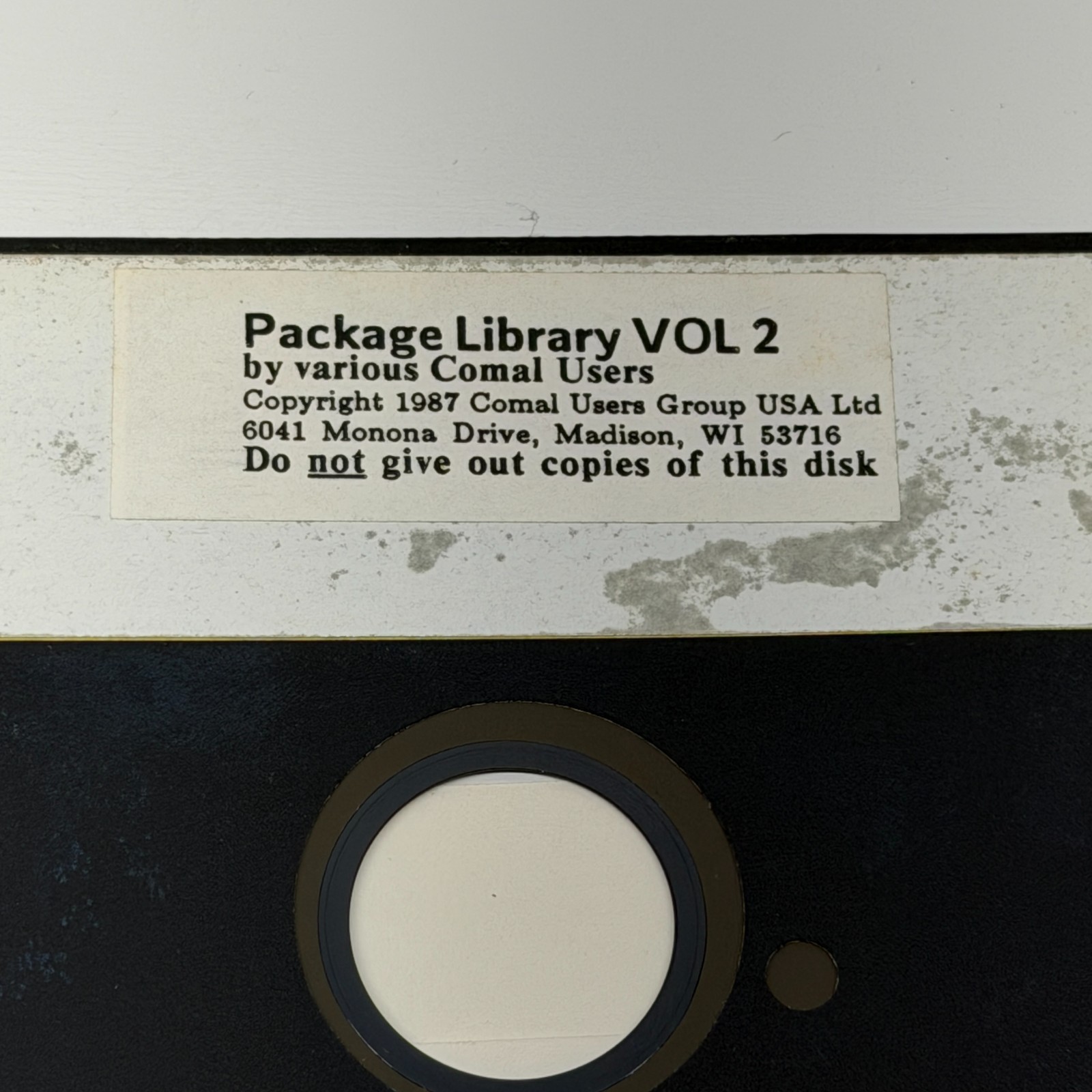 VTG Commodore 64 Package Library #2 by David Stidolph Software 5.25” Floppy Disk