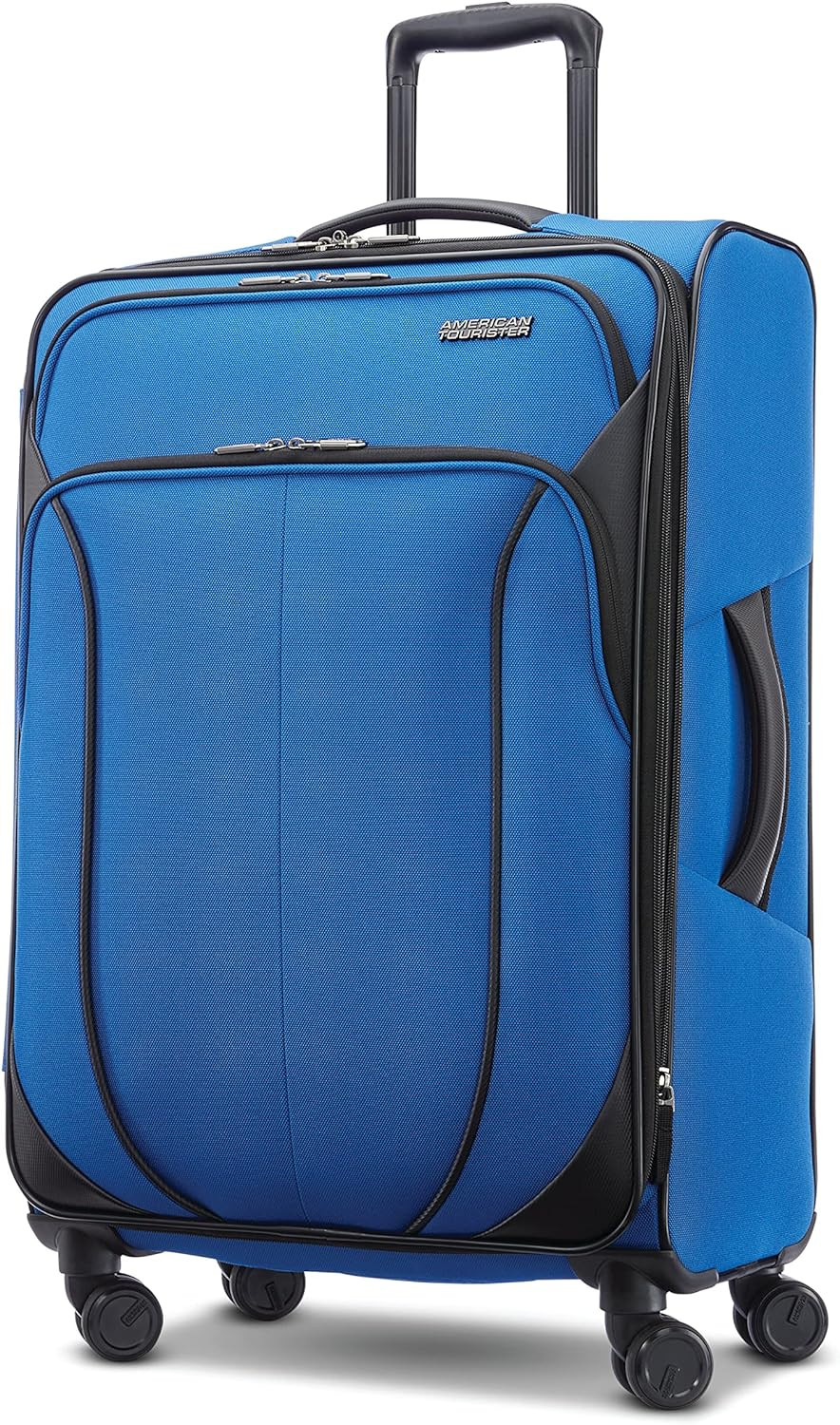 KIX 2.0 Expandable 24" Softside Luggage with Spinner Wheels - Classic Blue