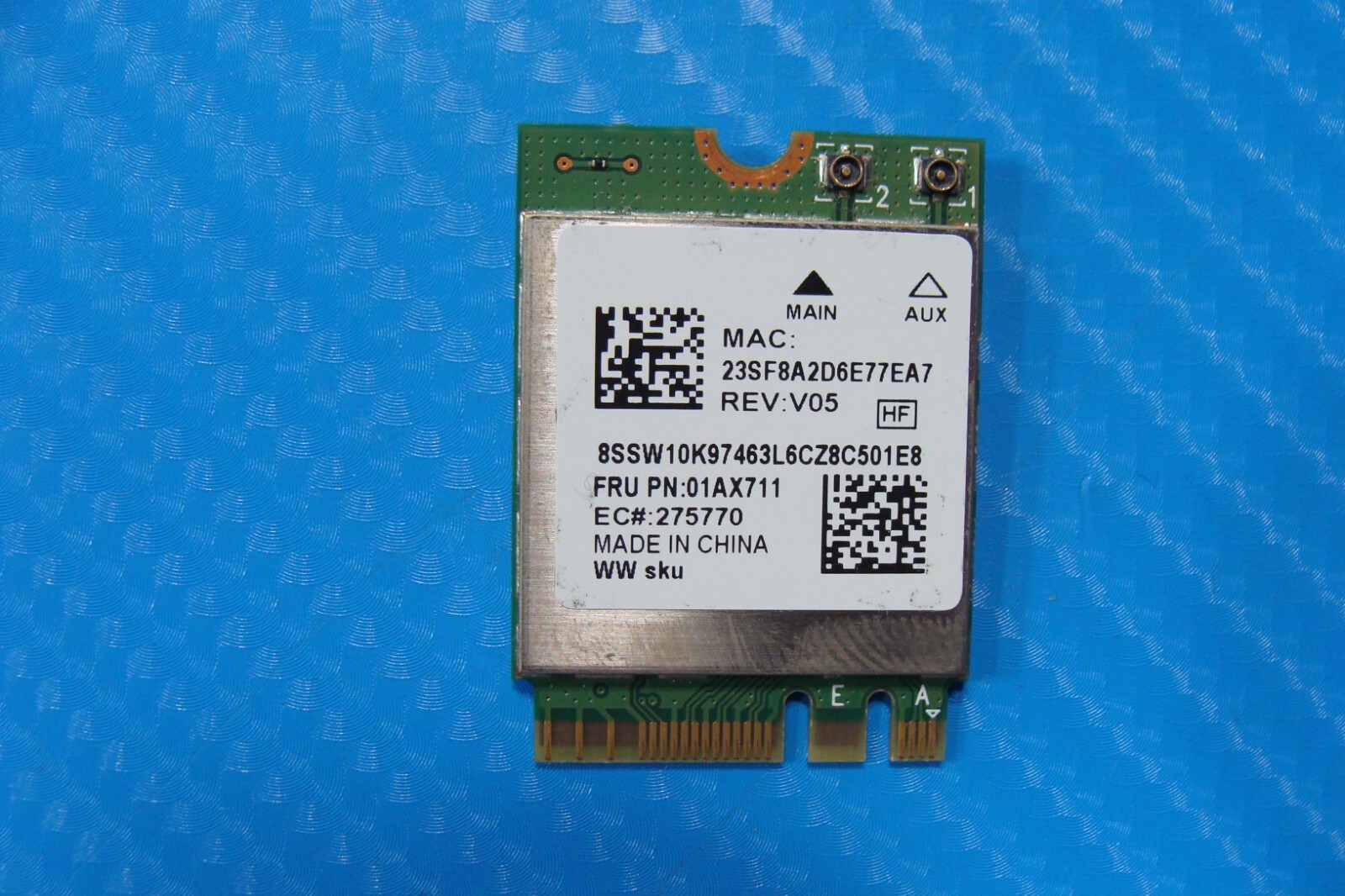 Lenovo ThinkPad E580 15.6" Wireless WiFi Card 01AX711