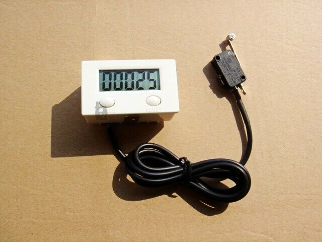 Digital 5 Digit LCD Punch Counter with Reset&pause Button with Micro Switch