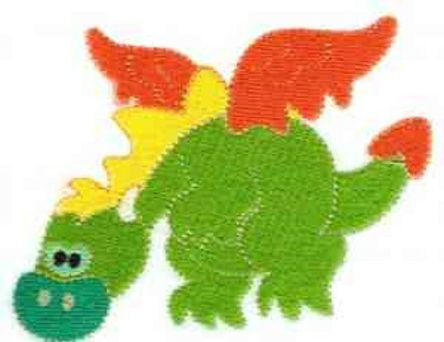 ADORABLE DRAGONS,  QUILTING BLOCKS, Machine Embroidered, 10 Designs, 12 Squares