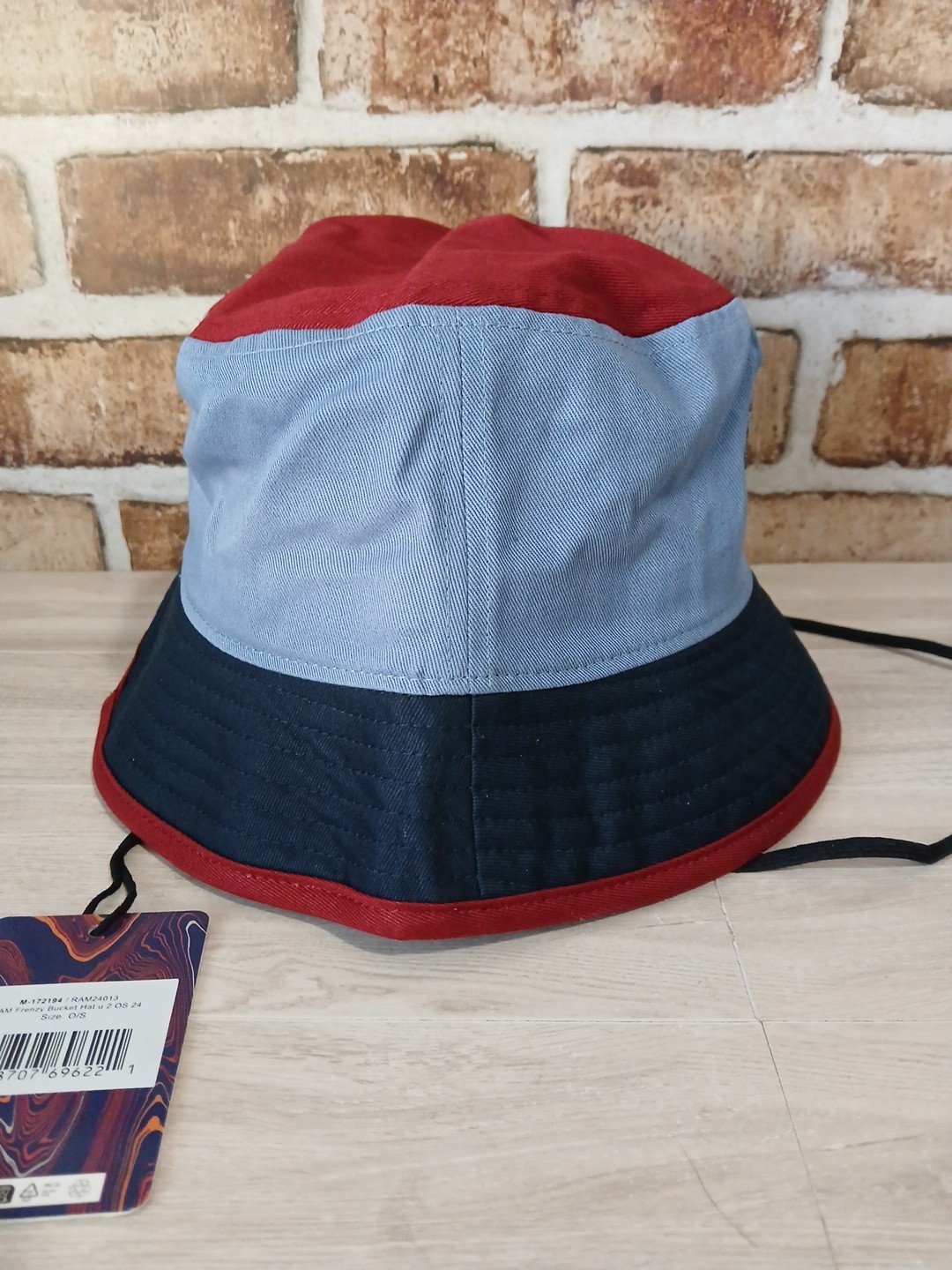 Red Bull Rampage Bucket Hat Adult One Size Blue Red 100% Cotton Beach Biking