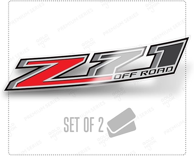 Decal for Trucks Chevy Silverado Z71 Off Road Stickers - F (2014-2017) Bed Si...