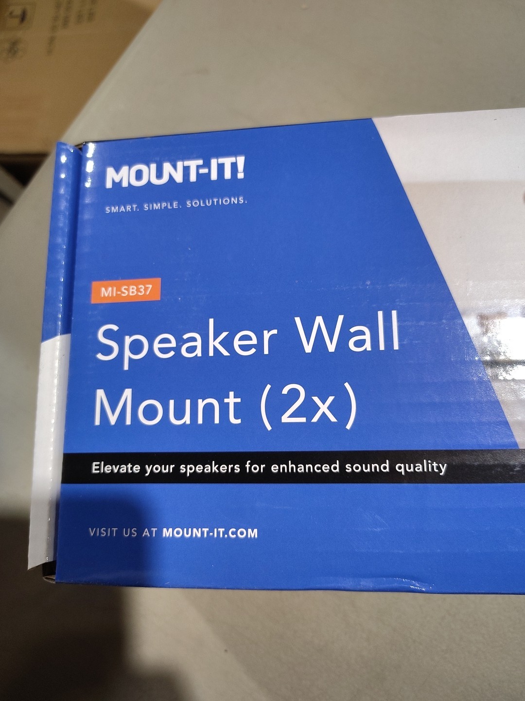 Speaker Wall Mounts w/ Sliding Clamps (pair)