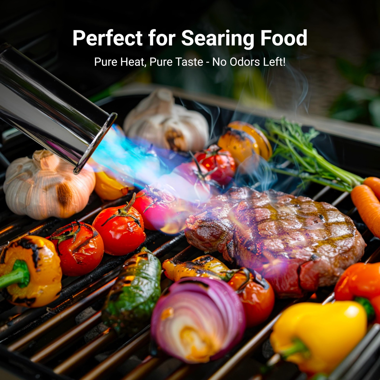 Powerful Propane Torch, Kitchen Cooking Culinary Torch Lighter, Adjustable Bl...