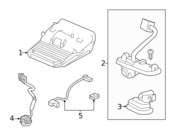 Genuine Acura Camera Assembly (Rewritable) 36160-TZ4-A04