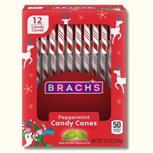 Brach's Peppermint Candy Canes 5.3oz - 1 PACK - FREE SHIPPING