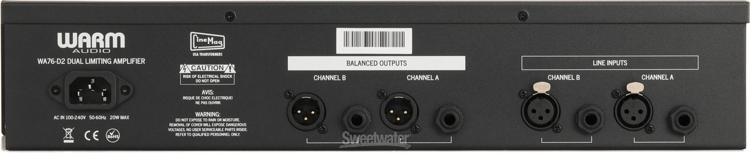 Warm Audio WA76-D2 Dual-channel Discrete FET Compressor/Limiter