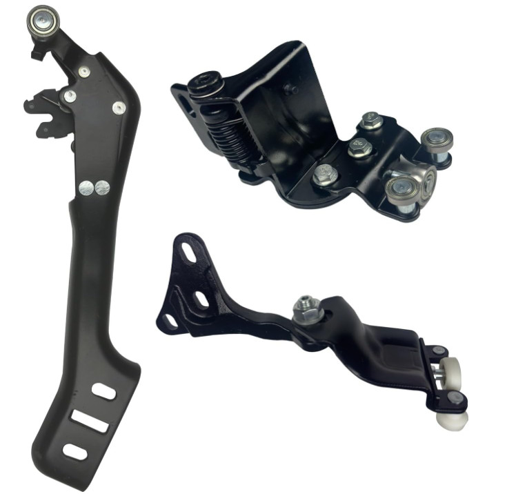 Right Sliding Door Roller Hinge Kit Upper Middle Lower for Ford Transit 15-19