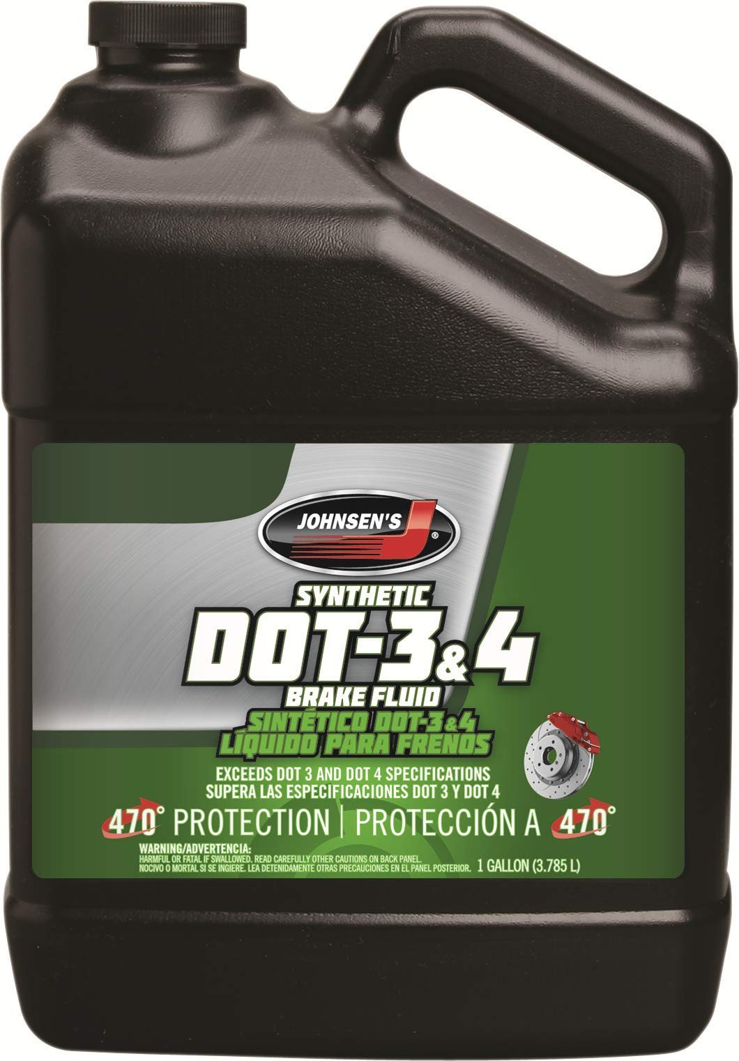 Premium Synthetic DOT4 Brake Fluid  1 Gallon for Reliable Stopping Power