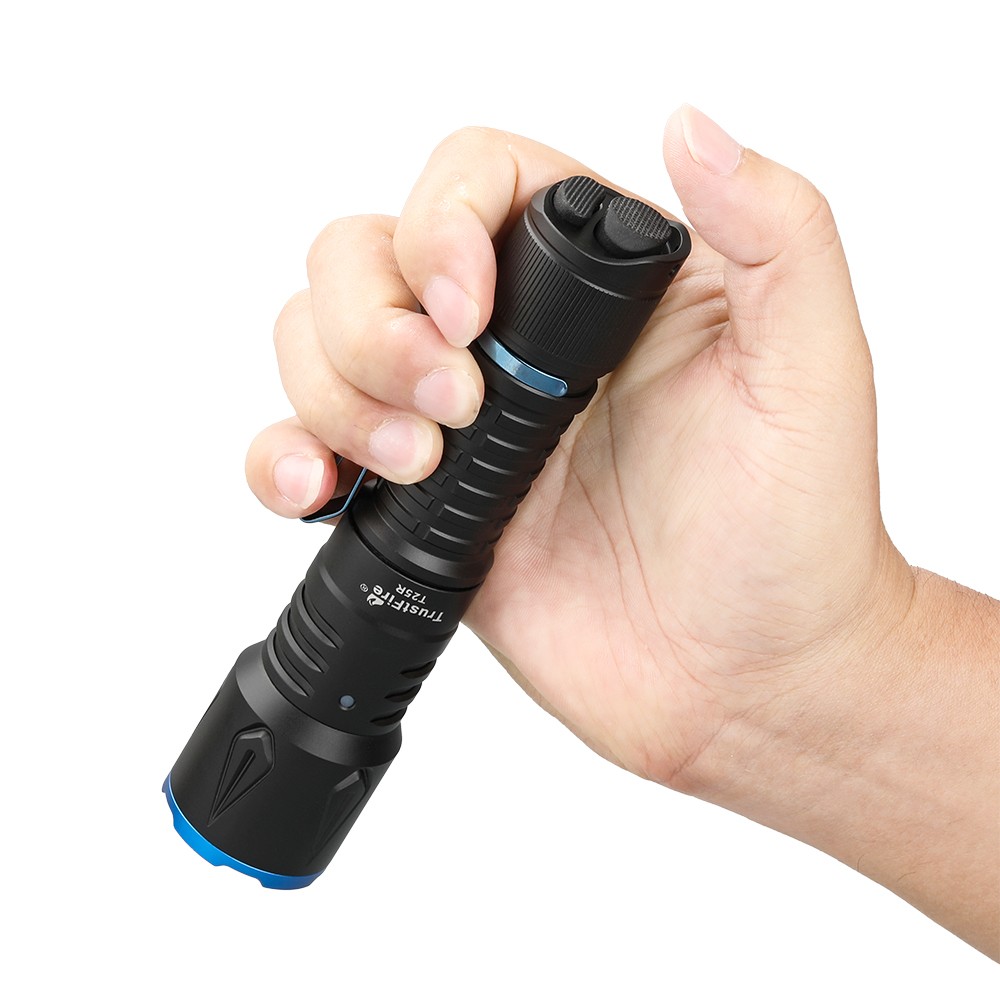 Trustfire 2000 LM Dual-Tail-Switch led Tactical Flashlight One-Touch Strobe US