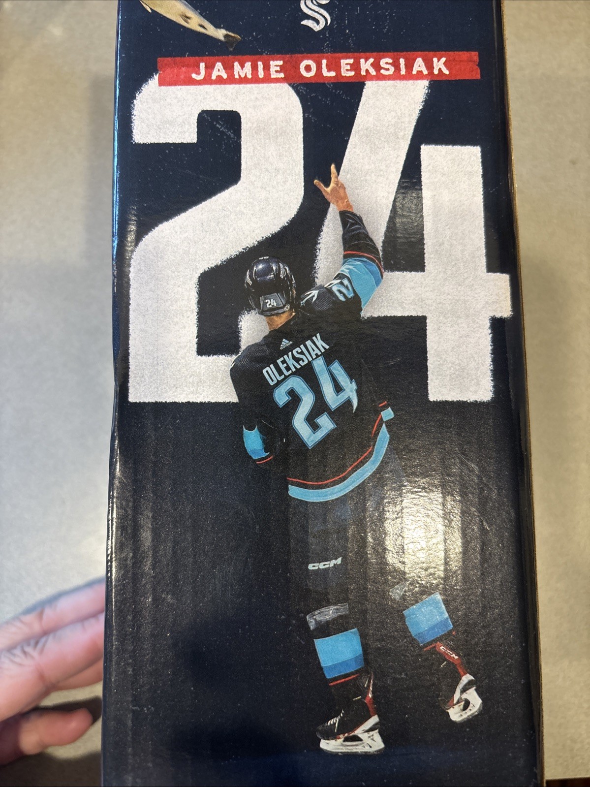 2025 Jamie Oleksiak Seattle Kraken Bobblehead NEW 1/23 SGA NHL