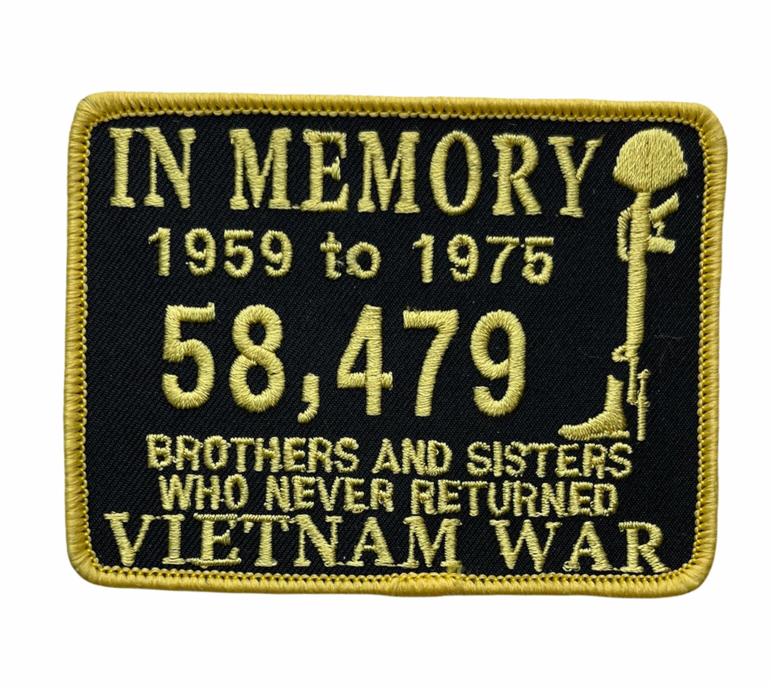 Vietnam War In Memory of Those Who Never Returned Patch E1344 F6D24B