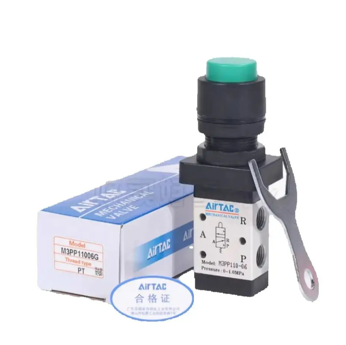AirTAC M3PP110-06 M3PP11006 R/G/B Mechanical Valve Brand Free Ship