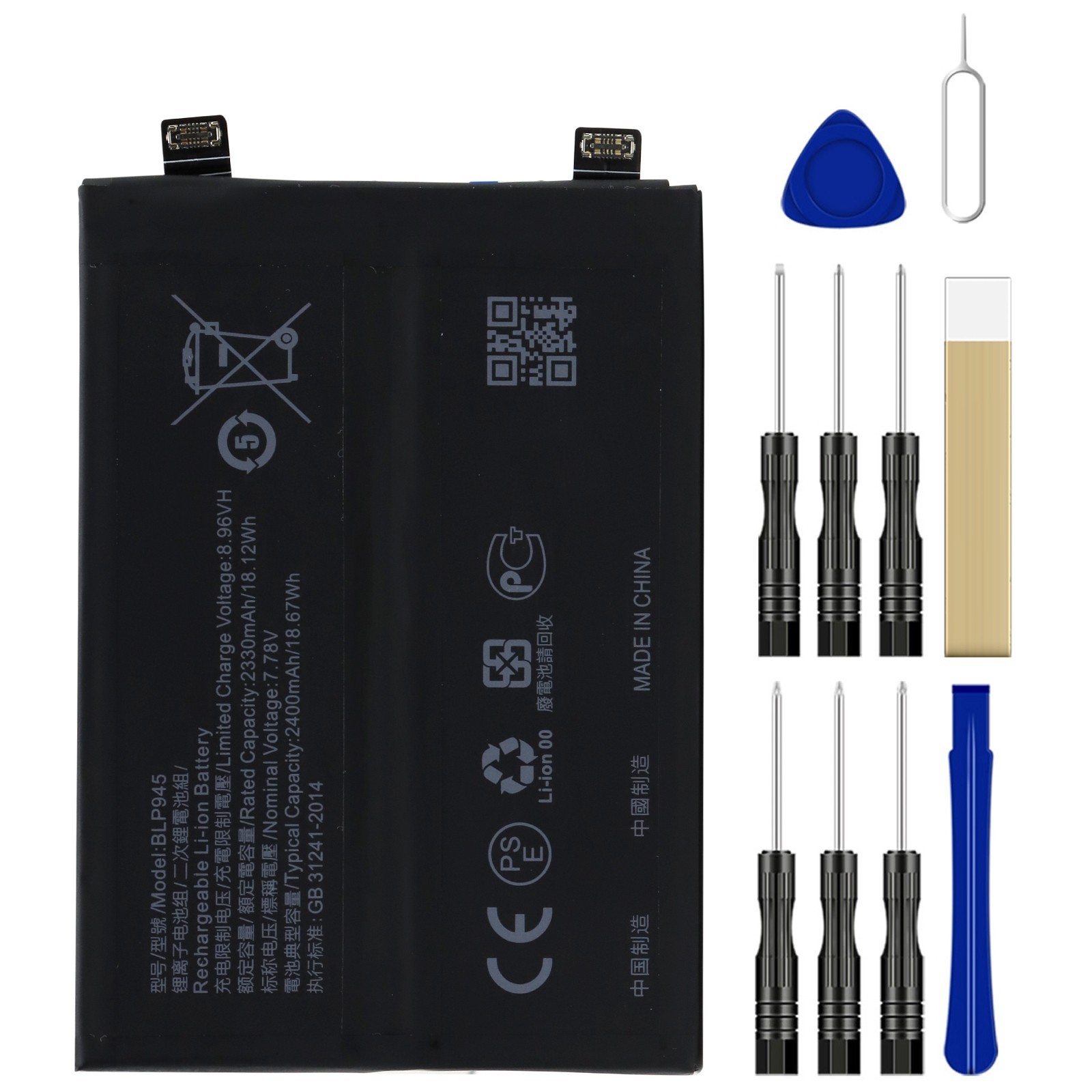 For OnePlus 10T BLP945 Battery Replacement CPH2413 CPH2415 CPH2417 CPH2419