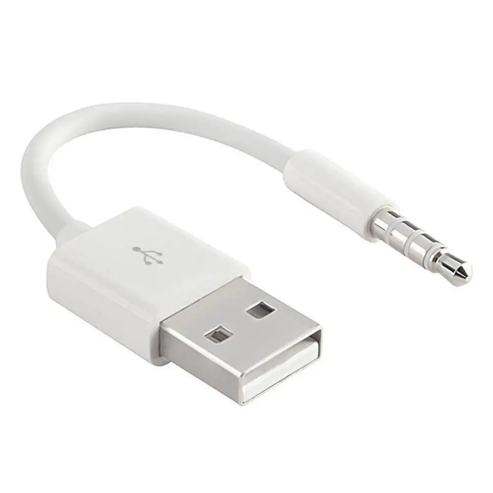 USB Charger Data SYNC Cable for Apple iPod Shuffle 3rd 4th 5th 6th 7th Gen 3.5mm
