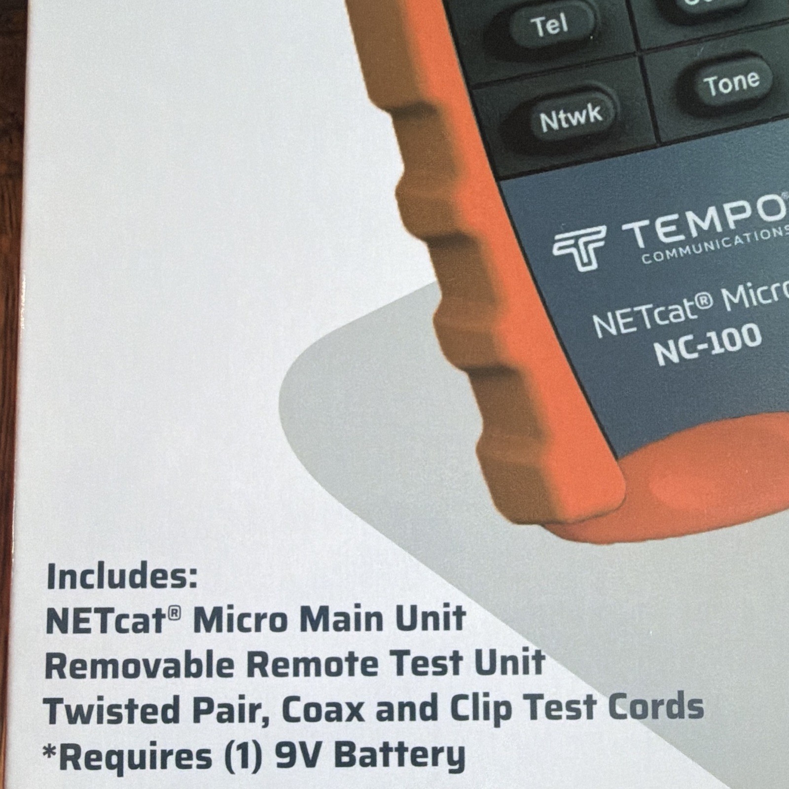 Tempo Communications NETcat Micro NC-100 VDV Tester Phone/Data/Coax