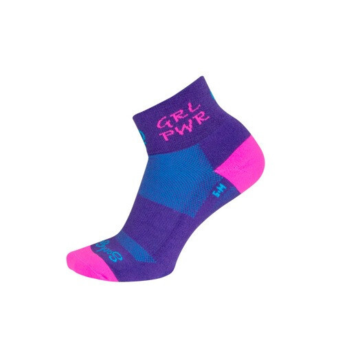 Socks - SockGuy - Girl Power L/XL 2" Channel Air Cycling/Running NEW